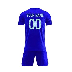 เสื้อฟุตบอลโพลีเอสเตอร์แบบ100% สำหรับผู้เล่นฟุตบอลชุดฝึกทีมกีฬาแบบสั่งทำ - Product Image 6