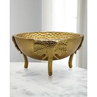 Corbeille à fruits en métal doré avec base en forme de branche, vaisselle de service pour la maison et les fêtes, accessoires de décoration de table, style américain, écologique