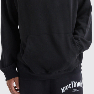 Sudadera con capucha con logotipo personalizado Ropa de moda Hombres Pullover Puff Sudaderas con capucha impresas - Product Image 4
