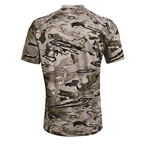 Camisa táctica de camuflaje de manga corta para hombre, camiseta de combate de secado rápido, camisetas de camuflaje para exteriores, senderismo y caza - Product Image 3
