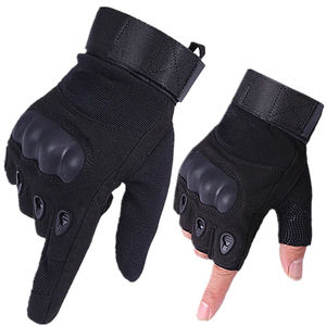 Guante de moto de cuero personalizado al por mayor para hombres y mujeres guantes de moto de dedo completo con pantalla táctil impermeables - Product Image 1
