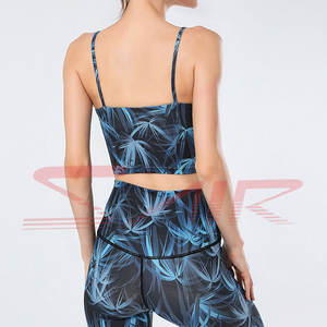 Leggings d'entraînement personnalisés 100% coton de haute qualité pour femmes vêtements de sublimation en gros avec logo à la taille - Product Image 5