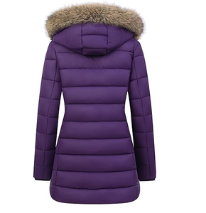 Vestes d'hiver tendance et mignonnes pour femmes, style décontracté, doudoune avec techniques de broderie et de lavage, chaude pour l'été - Product Image 5