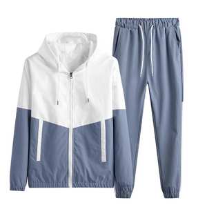 Chándal Cortavientos de Primera Calidad, Resistente al Agua y al Viento, Color Sólido, Nuevo, Hecho de Poliéster y Nailon, Ropa de Invierno - Product Image 1