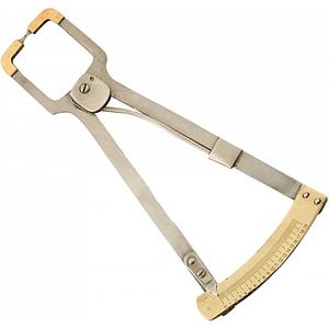 Calibrador de grosor de lente óptica de boca ancha, aparato de examen de agudeza Visual, diseño de mandíbula, herramientas ópticas para grosor de lente - Product Image 1