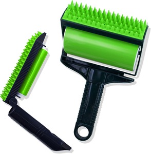 <span class=keywords><strong>Rullo</strong></span> e spazzola adesivi riutilizzabili in silicone lavabili a mano IT Pro per peli di animali domestici e divani - Product Image 1