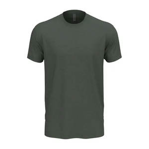 T-shirts pour hommes unis coton goutte épaule à manches courtes t-shirts pour hommes décontracté doux confort coupe ample hommes été t-shirts - Product Image 2