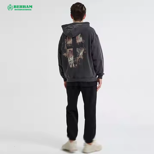Design Your Own High Quality Winter Unisex Zipper Hoodies New Style <b>Bulk</b> Quantity Thermal Sweatshirts 100% Cotton Fleece/French - Product Image 3