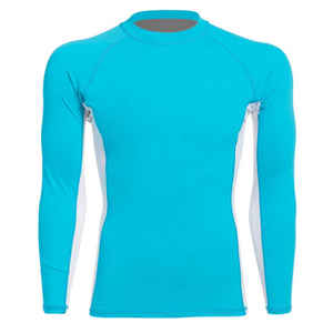 เสื้อรัดรูปแขนยาวแบบเรียบ BJJ เสื้อแนบเนื้อออกแบบเองได้เสื้อว่ายน้ำ - Product Image 4