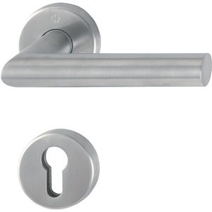 Manijas de Acero Inoxidable para Puertas Cortafuego de 40-65 mm, Modelo Amsterdam FS-E1400/42H/42HS PZ DIN Izquierda/Derecha HOPPE - Product Image 1