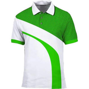 Camicie da Golf Formali in Puro Cotone con Logo Personalizzato per Uomo, Asciugatura Rapida, Manica Corta, per Atletica e Casual, T-shirt con Colletto - Product Image 2