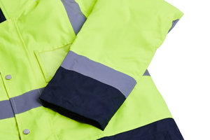 <b>Winter</b> Wear Hi Vis Jackets Men Waterproof Safety <b>Workwear</b> Custom Design Reflective High Visibility Construction Jacket OEM - Product Image 6