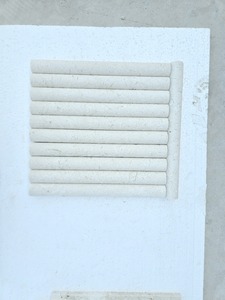 2025หินอ่อนสีขาวเคลือบเงาลายไม้หินปูนขัดเงาแม่พิมพ์3ซม. และการหล่อแบบรางเก้าอี้ขนาด3ซม. ทำจากไก่งวง - Product Image 2