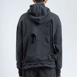 Sudadera con Capucha para Hombre, Estilo Vintage, Invierno, Tejido de Felpa, Transpirable, Mezcla de Poliéster/Algodón, Excelente Calidad - Product Image 3