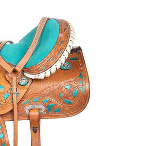 Sillín de caballo Premium de alta calidad, sillín de espectáculo occidental de cuero, estilo personalizado, tamaño de Color, origen Pakistán, hecho al mejor precio - Product Image 6