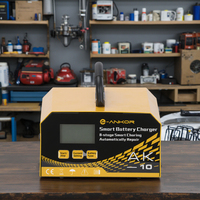 AK-20 12V 24V chargeur de batterie automatique rapide industriel 10A-20A port cc de voiture/moto au plomb