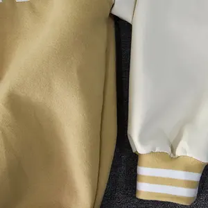 Veste décontractée unisexe vente en gros personnalisé Letterman coton polyester vêtements chauds vestes universitaires - Product Image 2