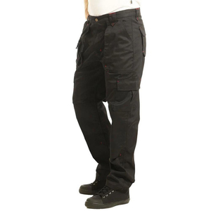 Pantalon de couleur noire imperméable OEM Vêtements de travail en polyester résistant à la chaleur Vêtements de protection de sécurité industrielle - Product Image 2