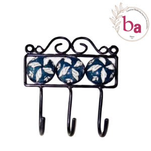 Bravo Rustic Poterie Mur Patère Carreaux de Céramique Design Élégant Intérieur Crochets et Rails - Product Image 1