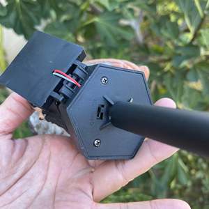 2 pezzi luci solari a LED Decorative per esterni marrone luci di paletto impermeabili per giardino passerella giardino giardino paesaggio paesaggio certificato ROHS - Product Image 6