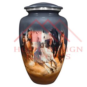 Fabricant et fournisseur urne de crémation en métal pour cendres humaines belle urne commémorative de haute qualité pour cendres humaines best-seller - Product Image 4