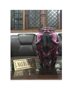 โกศเผาศพโลหะทำด้วยมือสำหรับผู้ใหญ่ขี้เถ้าอะลูมิเนียม - Product Image 2