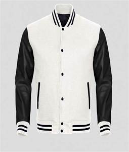 Chaqueta de lana de béisbol Varsity Letterman Bomber y mangas de cuero genuino - Product Image 2