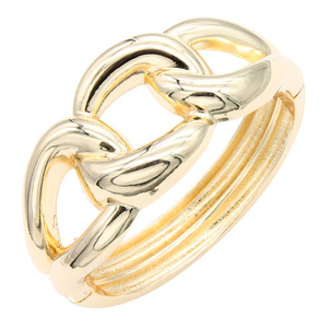 Braccialetti di moda a cerniera placcati in oro elegante Design braccialetto per le donne - Product Image 2