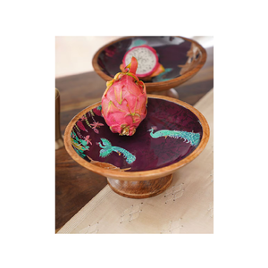 Bol à salade de fruits imprimé 20 pièces, récipients d'emballage alimentaire, bol à salade de fruits avec couvercle décoratif de forme ronde - Product Image 3