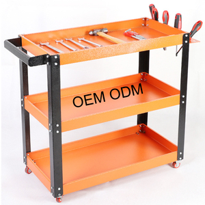 3-Layer Steel Tool Storage Cabinet <b>Wheels</b> Keyed <b>Lock</b> 300kg Load Capacity Customizable Dimensions OEM/ODM Available 3-Year - Product Image 2
