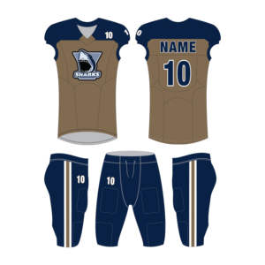 Ventes en gros de maillots de football américain pour hommes adultes, légers, en polyester, à séchage rapide, avec logo personnalisé, respirants - Product Image 5