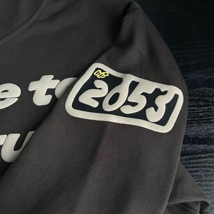 Algodón Poliéster Secado rápido Hombres Puff Impresión Sudaderas con capucha Manga larga Hombres Puff Impresión Sudaderas con capucha - Product Image 3