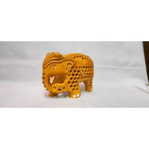 Artisanat antique fait à la main, éléphant, forme d'art décorative intemporelle, mettant en vedette un travail manuel traditionnel pour l'intérieur culturel de la maison - Product Image 5