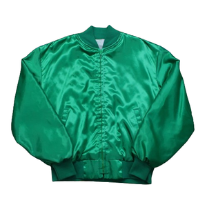 Chaqueta universitaria transpirable de alta calidad para mujer, superventas, servicio OEM para mujer, chaqueta universitaria de moda de satén recortada - Product Image 5