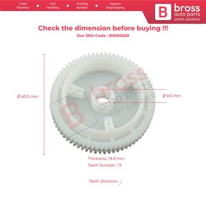 มอเตอร์ยกไฟฟ้ากระจกหน้าต่าง BWR5029 6L3Z1523201BA 2B000 83460เกียร์สำหรับ F150ชิ้นส่วนรถยนต์ Lincoln Mark LT Bross - Product Image 3