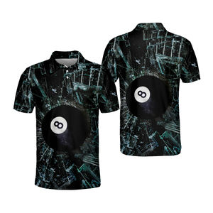 Lona Transpirable Sólida de Alta Calidad para Camisas de Hombre, Verano, Billar, Impresión Digital Personalizable, Venta al Por Mayor - Product Image 1