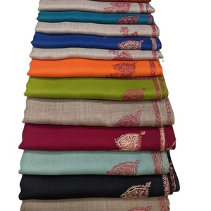 Chal de estilo Vintage personalizado para mujer, lana de Cachemira de alta calidad disponible, varios tamaños, tarifa al por mayor para el departamento de musulmanes - Product Image 1