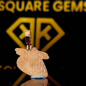 Colgante Hip Hop Letra Personalizada, Colgante Letra Inicial, Colgante Moissanite Letra Hip Hop Hombres, Joyería Hip Hop Fuera Hielo - Product Image 2