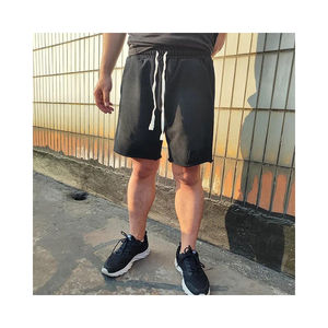 Haute qualité 100% coton français éponge ourlet brut cravate teinture Shorts pour femmes motif solide fabrication de rue personnalisée - Product Image 3