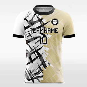เสื้อเจอร์ซีย์ฝึกฟุตบอลสไตล์ที่กำหนดเองพร้อมหมายเลขชื่อทีมออกแบบโดยโรงงานบริการ OEM ODM จากปากีสถาน - Product Image 3