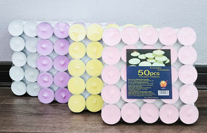 High Quality 50-<b>Scented</b> 5-Hour <b>Tealight</b> Candles Customizable Basic Paraffin Wax for Home Decor Weddings New Year Parties Vietnam - Product Image 6
