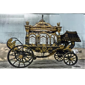 Royal Presidential Horse-Drawn Carriage Luxury Coach/Carriage Classic Modern Style Portable Feature Steel para America UK Queen - Product Image 4