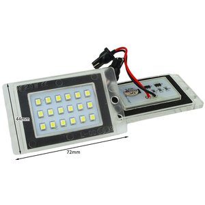 ชุดไฟป้ายทะเบียน LED สำหรับรถวอลโว่850 XC70 V70 9152437 12V 3W CANbus สีขาวไม่ผิดพลาด-รถยนต์และรถจักรยานยนต์/ไฟ & - Product Image 1