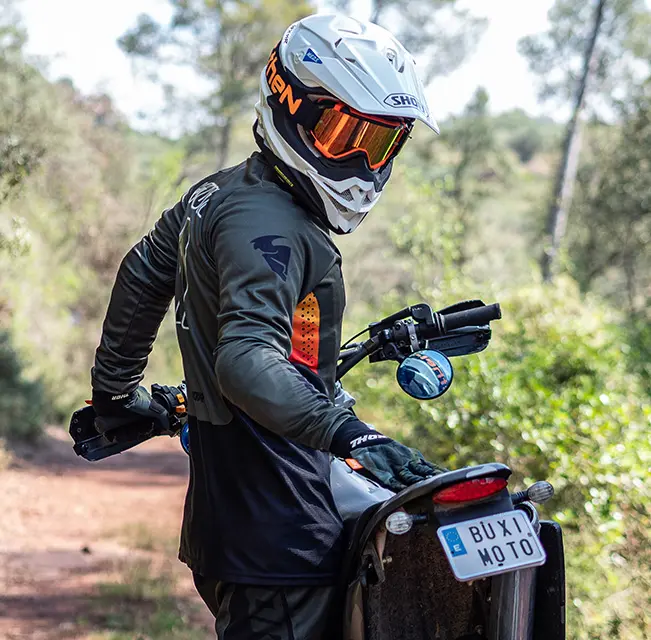 Off-road xe máy kính tùy chỉnh UV bảo vệ chống sương mù Motocross, xe đạp, thông gió, thở cao, Antifog.