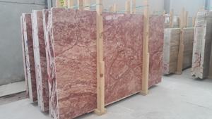 Dalle de travertin rouge, carreaux de travertin Rose turc, poli mat, rodé, finition 2cm d'épaisseur 3cm, dalle épaisse fabriquée en turquie - Product Image 4