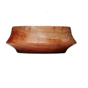 Moderna Tazón de Servir de Madera de Acacia, Duradera, Hecha a Mano y Ecológica, para Uso en Hoteles y Restaurantes, Tazón para Frutas y Ensaladas, Hecho en India - Product Image 1
