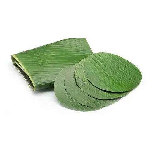 Etiqueta Privada de hoja de plátano fresca, producto de Tailandia