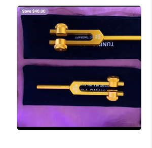 Ensemble de diapasons Mars Manufacture 432 Hz et 528 Hz pour la thérapie par la sonorisation - Diapasons lestés - Product Image 2