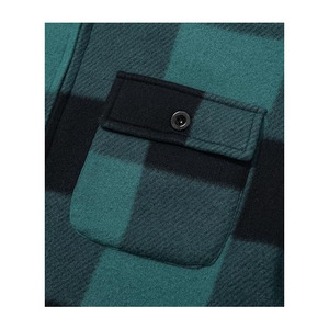 แจ็กเก็ตขนแกะซับในลายสก๊อตแจ็กเก็ตพลัสไซส์เสื้อโค้ทระบายอากาศมีฮู้ดเก็บอุณหภูมิซิปเต็มเนื้อผ้าคุณภาพพรีเมี่ยม - Product Image 4