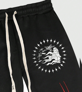 Trendy Wholesale Men's Custom Letter Printing Drawstring <b>Waist</b> Sweatpants <b>High</b> Quality Casual Color Block Sweatpants for Men's - Product Image 4